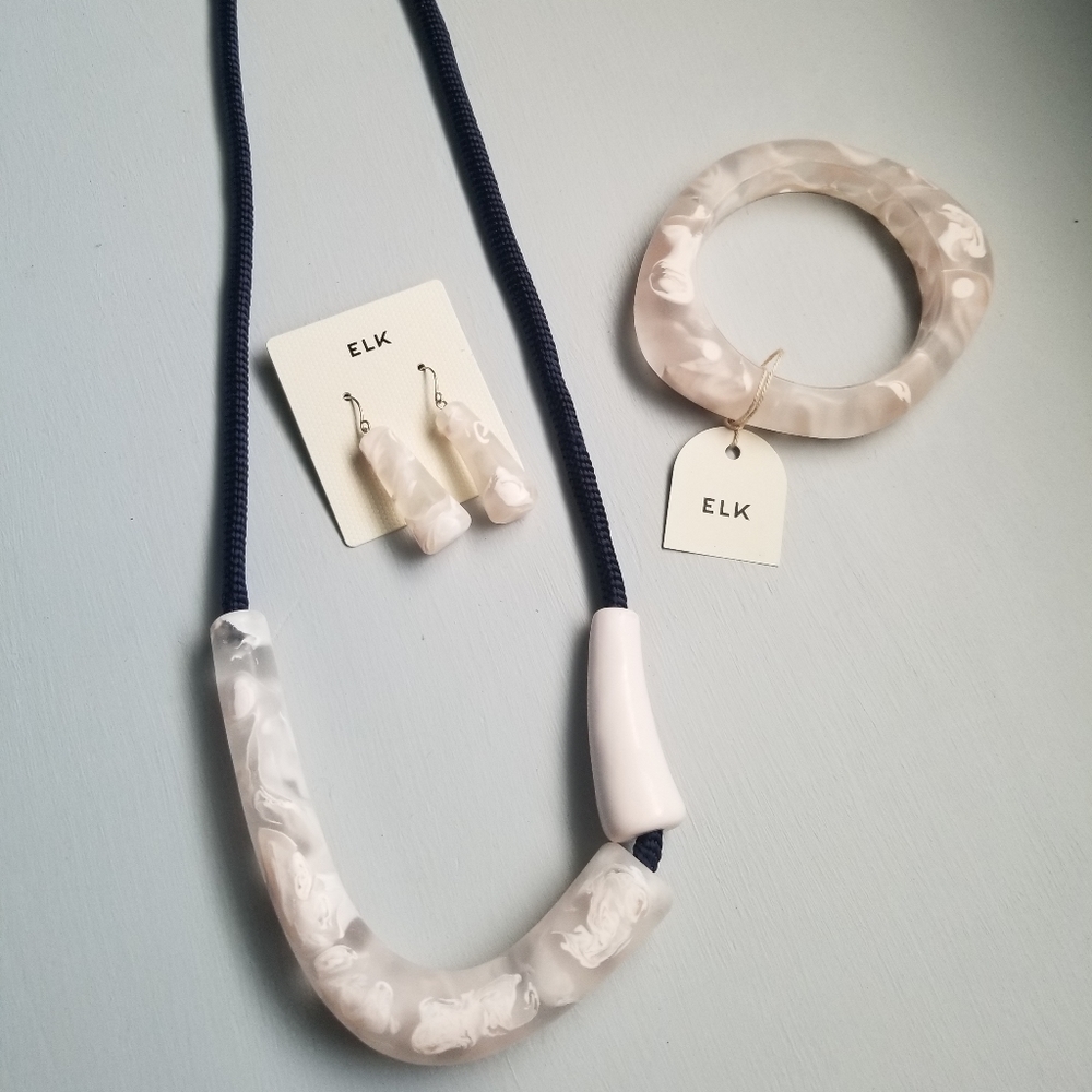 Necklace, Bangle, & Earring Set